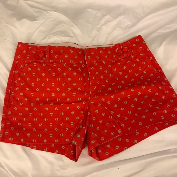 Banana Republic Factory Pants - Red Polka Dot Banana Republic Shorts